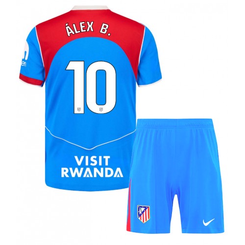 Atletico Madrid Alex Baena #10 Alternativní dres komplet pro Děti 2025-26 Krátkým Rukávem (+ Krátké kalhoty) Atletico Madrid Alex Baena #10 Alternativní dres komplet pro Děti 2025-26 Krátkým Rukávem (+ Krátké kalhoty)