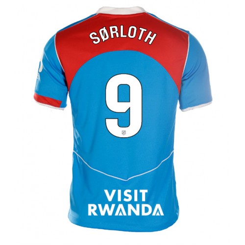 Atletico Madrid Alexander Sorloth #9 Alternativní Dres pro Dámy 2025-26 Krátkým Rukávem Atletico Madrid Alexander Sorloth #9 Alternativní Dres pro Dámy 2025-26 Krátkým Rukávem