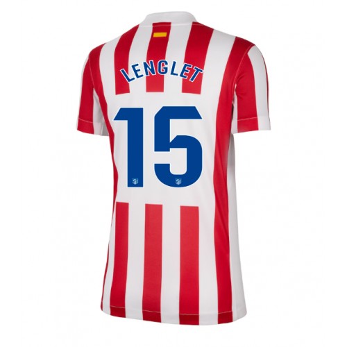Atletico Madrid Clement Lenglet #15 Domácí Dres pro Dámy 2025-26 Krátkým Rukávem Atletico Madrid Clement Lenglet #15 Domácí Dres pro Dámy 2025-26 Krátkým Rukávem