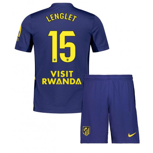 Atletico Madrid Clement Lenglet #15 Venkovní dres komplet pro Děti 2025-26 Krátkým Rukávem (+ Krátké kalhoty) Atletico Madrid Clement Lenglet #15 Venkovní dres komplet pro Děti 2025-26 Krátkým Rukávem (+ Krátké kalhoty)