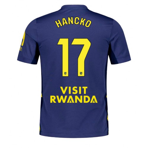 Atletico Madrid David Hancko #17 Venkovní Dres 2025-26 Krátkým Rukávem Atletico Madrid David Hancko #17 Venkovní Dres 2025-26 Krátkým Rukávem