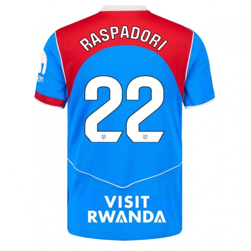 Atletico Madrid Giacomo Raspadori #22 Alternativní Dres 2025-26 Krátkým Rukávem Atletico Madrid Giacomo Raspadori #22 Alternativní Dres 2025-26 Krátkým Rukávem
