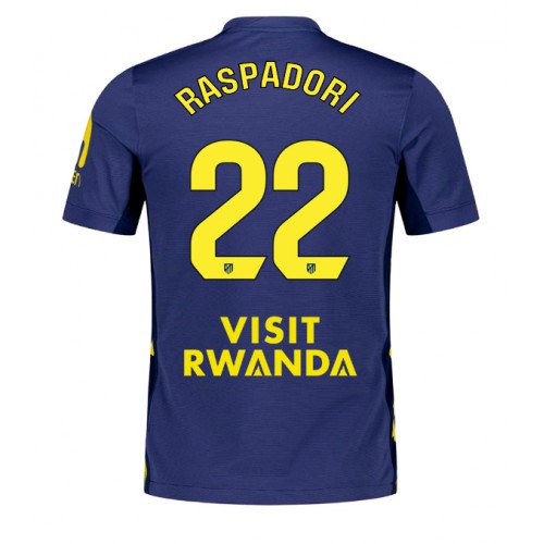 Atletico Madrid Giacomo Raspadori #22 Venkovní Dres 2025-26 Krátkým Rukávem Atletico Madrid Giacomo Raspadori #22 Venkovní Dres 2025-26 Krátkým Rukávem