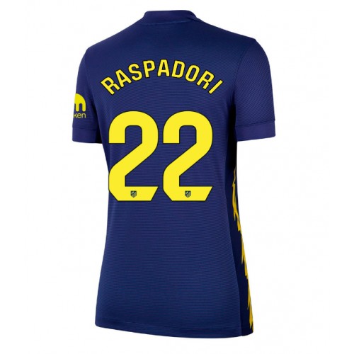 Atletico Madrid Giacomo Raspadori #22 Venkovní Dres pro Dámy 2025-26 Krátkým Rukávem