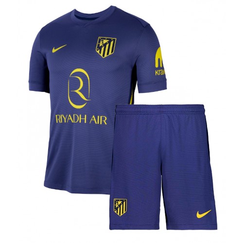 Atletico Madrid Giacomo Raspadori #22 Venkovní dres komplet pro Děti 2025-26 Krátkým Rukávem (+ Krátké kalhoty) Atletico Madrid Giacomo Raspadori #22 Venkovní dres komplet pro Děti 2025-26 Krátkým Rukávem (+ Krátké kalhoty)