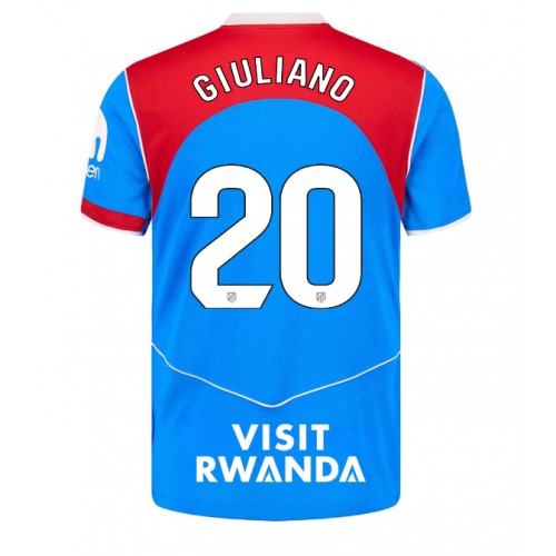Atletico Madrid Giuliano Simeone #20 Alternativní Dres 2025-26 Krátkým Rukávem Atletico Madrid Giuliano Simeone #20 Alternativní Dres 2025-26 Krátkým Rukávem