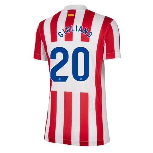 Atletico Madrid Giuliano Simeone #20 Domácí Dres pro Dámy 2025-26 Krátkým Rukávem Atletico Madrid Giuliano Simeone #20 Domácí Dres pro Dámy 2025-26 Krátkým Rukávem