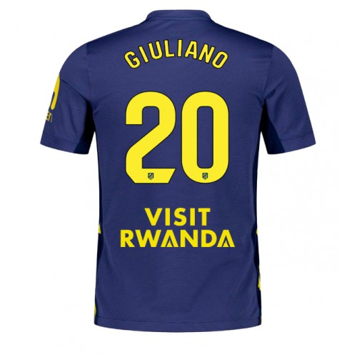 Atletico Madrid Giuliano Simeone #20 Venkovní Dres 2025-26 Krátkým Rukávem Atletico Madrid Giuliano Simeone #20 Venkovní Dres 2025-26 Krátkým Rukávem