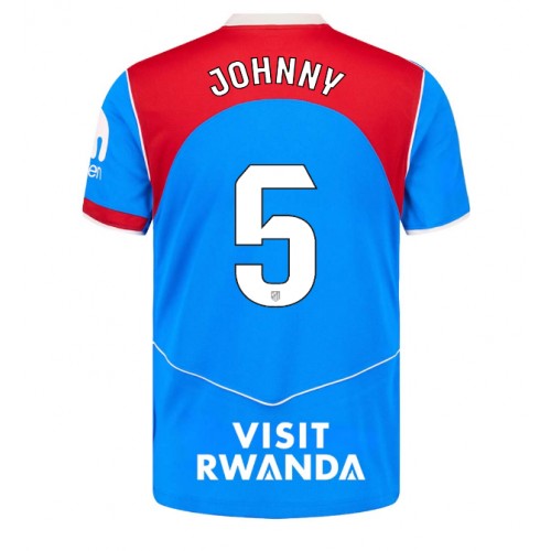 Atletico Madrid Johnny Cardoso #5 Alternativní Dres 2025-26 Krátkým Rukávem Atletico Madrid Johnny Cardoso #5 Alternativní Dres 2025-26 Krátkým Rukávem