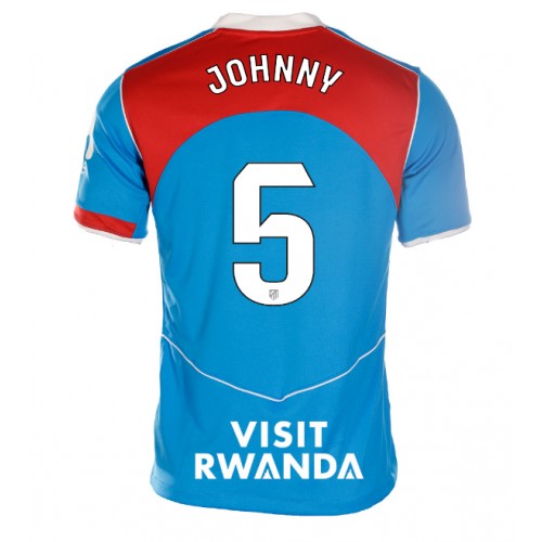 Atletico Madrid Johnny Cardoso #5 Alternativní Dres pro Dámy 2025-26 Krátkým Rukávem Atletico Madrid Johnny Cardoso #5 Alternativní Dres pro Dámy 2025-26 Krátkým Rukávem