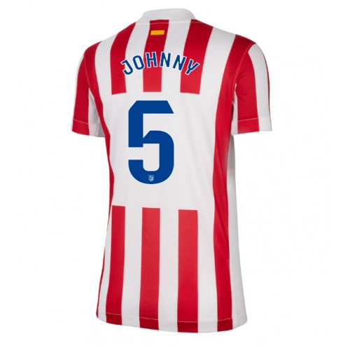 Atletico Madrid Johnny Cardoso #5 Domácí Dres pro Dámy 2025-26 Krátkým Rukávem Atletico Madrid Johnny Cardoso #5 Domácí Dres pro Dámy 2025-26 Krátkým Rukávem