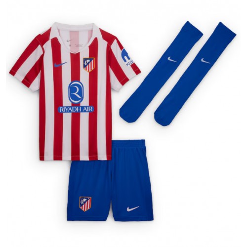 Atletico Madrid Julian Alvarez #19 Domácí dres komplet pro Děti 2025-26 Krátkým Rukávem (+ Krátké kalhoty) Atletico Madrid Julian Alvarez #19 Domácí dres komplet pro Děti 2025-26 Krátkým Rukávem (+ Krátké kalhoty)