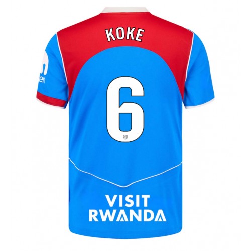 Atletico Madrid Koke #6 Alternativní Dres 2025-26 Krátkým Rukávem Atletico Madrid Koke #6 Alternativní Dres 2025-26 Krátkým Rukávem