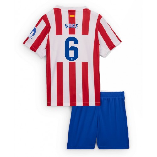 Atletico Madrid Koke #6 Domácí dres komplet pro Děti 2025-26 Krátkým Rukávem (+ Krátké kalhoty) Atletico Madrid Koke #6 Domácí dres komplet pro Děti 2025-26 Krátkým Rukávem (+ Krátké kalhoty)