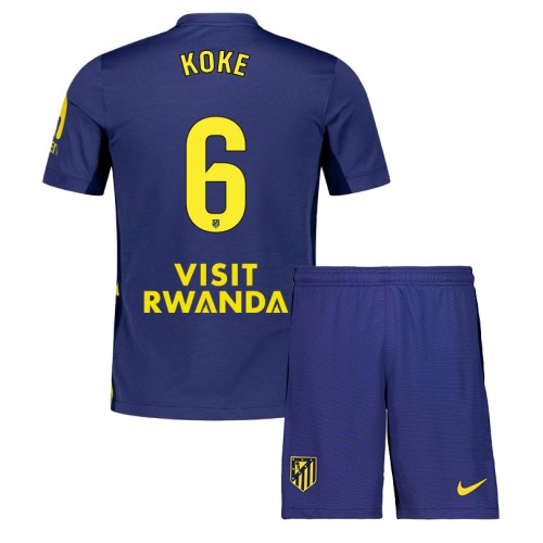 Atletico Madrid Koke #6 Venkovní dres komplet pro Děti 2025-26 Krátkým Rukávem (+ Krátké kalhoty) Atletico Madrid Koke #6 Venkovní dres komplet pro Děti 2025-26 Krátkým Rukávem (+ Krátké kalhoty)
