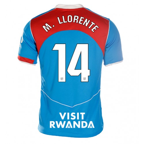 Atletico Madrid Marcos Llorente #14 Alternativní Dres pro Dámy 2025-26 Krátkým Rukávem Atletico Madrid Marcos Llorente #14 Alternativní Dres pro Dámy 2025-26 Krátkým Rukávem