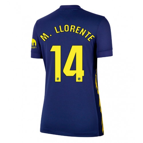 Atletico Madrid Marcos Llorente #14 Venkovní Dres pro Dámy 2025-26 Krátkým Rukávem Atletico Madrid Marcos Llorente #14 Venkovní Dres pro Dámy 2025-26 Krátkým Rukávem