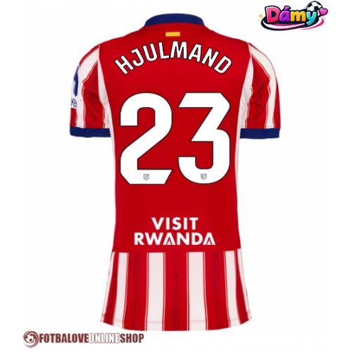 Atletico Madrid Morten Hjulmand #23 Domácí Dres pro Dámy 2026-27 Krátkým Rukávem