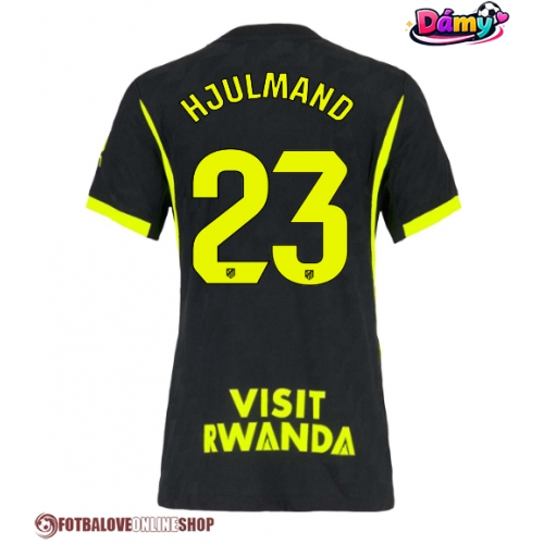 Atletico Madrid Morten Hjulmand #23 Venkovní Dres pro Dámy 2026-27 Krátkým Rukávem