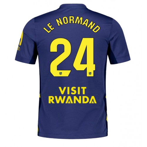 Atletico Madrid Robin Le Normand #24 Venkovní Dres 2025-26 Krátkým Rukávem Atletico Madrid Robin Le Normand #24 Venkovní Dres 2025-26 Krátkým Rukávem