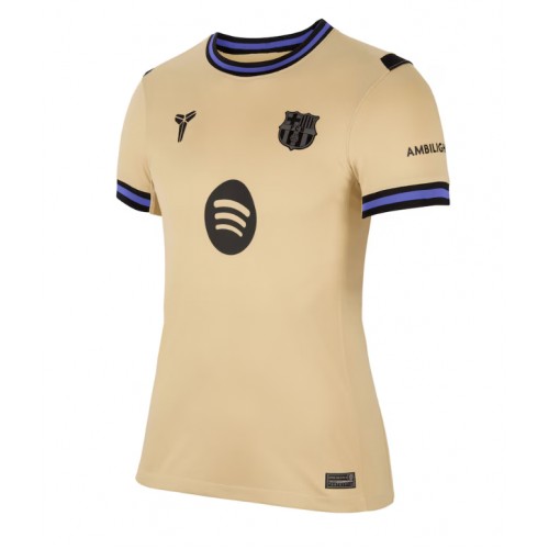 Barcelona Alejandro Balde #3 Venkovní Dres pro Dámy 2025-26 Krátkým Rukávem Barcelona Alejandro Balde #3 Venkovní Dres pro Dámy 2025-26 Krátkým Rukávem