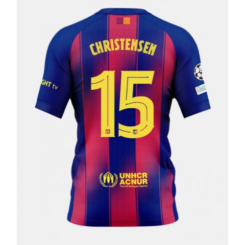 Barcelona Andreas Christensen #15 Domácí Dres 2025-26 Krátkým Rukávem Barcelona Andreas Christensen #15 Domácí Dres 2025-26 Krátkým Rukávem