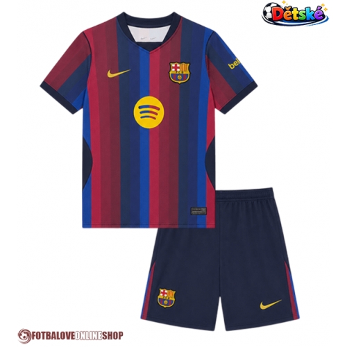 Barcelona Anthony Gordon #17 Domácí dres komplet pro Děti 2026-27 Krátkým Rukávem (+ Krátké kalhoty)