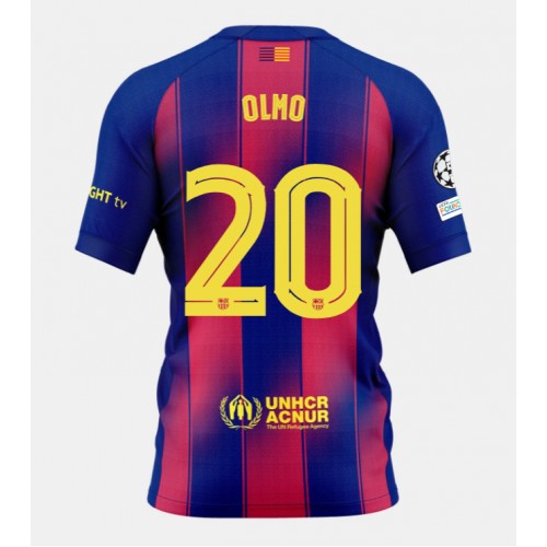 Barcelona Dani Olmo #20 Domácí Dres 2025-26 Krátkým Rukávem Barcelona Dani Olmo #20 Domácí Dres 2025-26 Krátkým Rukávem