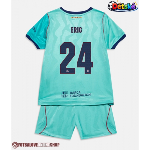 Barcelona Eric Garcia #24 Alternativní dres komplet pro Děti 2026-27 Krátkým Rukávem (+ Krátké kalhoty)