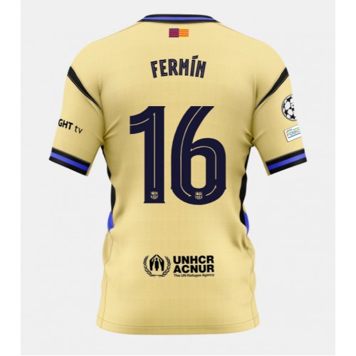 Barcelona Fermin Lopez #16 Venkovní Dres 2025-26 Krátkým Rukávem Barcelona Fermin Lopez #16 Venkovní Dres 2025-26 Krátkým Rukávem