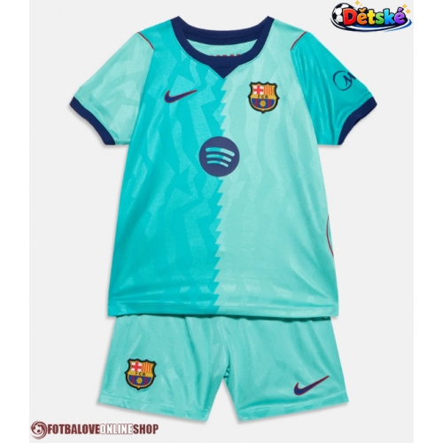 Barcelona Fermin Lopez #7 Alternativní dres komplet pro Děti 2026-27 Krátkým Rukávem (+ Krátké kalhoty)