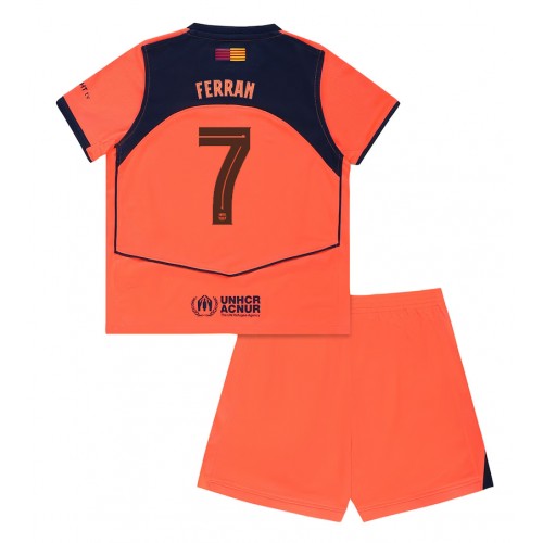 Barcelona Ferran Torres #7 Alternativní dres komplet pro Děti 2025-26 Krátkým Rukávem (+ Krátké kalhoty) Barcelona Ferran Torres #7 Alternativní dres komplet pro Děti 2025-26 Krátkým Rukávem (+ Krátké kalhoty)
