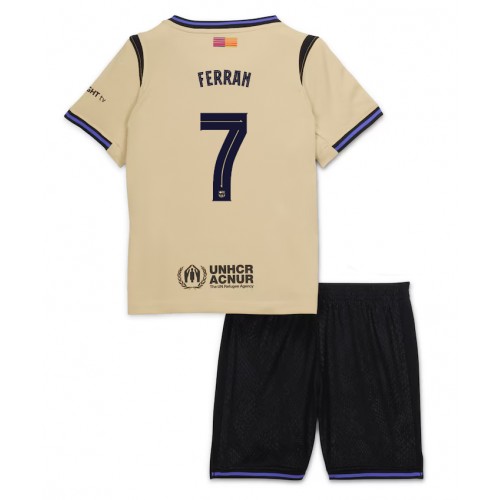 Barcelona Ferran Torres #7 Venkovní dres komplet pro Děti 2025-26 Krátkým Rukávem (+ Krátké kalhoty) Barcelona Ferran Torres #7 Venkovní dres komplet pro Děti 2025-26 Krátkým Rukávem (+ Krátké kalhoty)