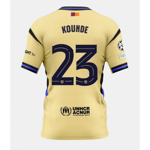 Barcelona Jules Kounde #23 Venkovní Dres 2025-26 Krátkým Rukávem Barcelona Jules Kounde #23 Venkovní Dres 2025-26 Krátkým Rukávem