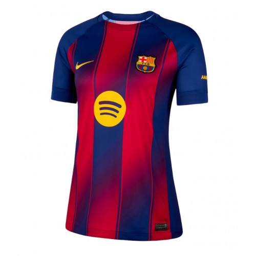 Barcelona Lamine Yamal #10 Domácí Dres pro Dámy 2025-26 Krátkým Rukávem Barcelona Lamine Yamal #10 Domácí Dres pro Dámy 2025-26 Krátkým Rukávem