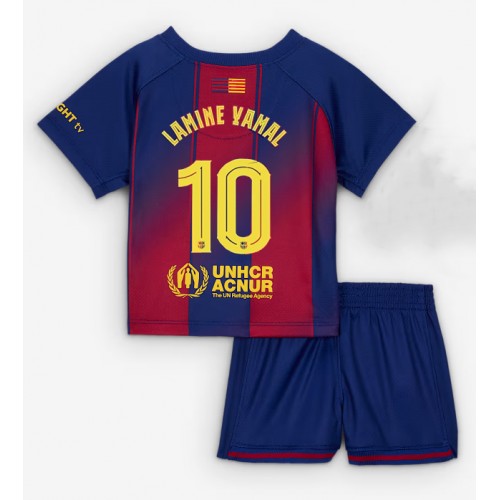 Barcelona Lamine Yamal #10 Domácí dres komplet pro Děti 2025-26 Krátkým Rukávem (+ Krátké kalhoty) Barcelona Lamine Yamal #10 Domácí dres komplet pro Děti 2025-26 Krátkým Rukávem (+ Krátké kalhoty)