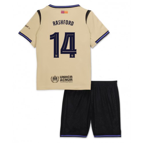 Barcelona Marcus Rashford #14 Venkovní dres komplet pro Děti 2025-26 Krátkým Rukávem (+ Krátké kalhoty) Barcelona Marcus Rashford #14 Venkovní dres komplet pro Děti 2025-26 Krátkým Rukávem (+ Krátké kalhoty)