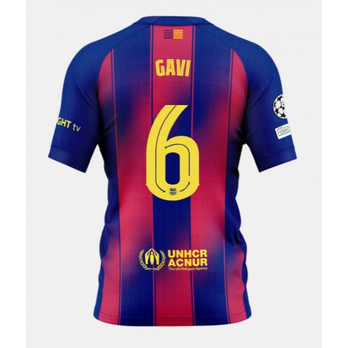 Barcelona Paez Gavi #6 Domácí Dres 2025-26 Krátkým Rukávem Barcelona Paez Gavi #6 Domácí Dres 2025-26 Krátkým Rukávem