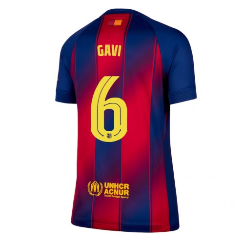 Barcelona Paez Gavi #6 Domácí Dres pro Dámy 2025-26 Krátkým Rukávem Barcelona Paez Gavi #6 Domácí Dres pro Dámy 2025-26 Krátkým Rukávem