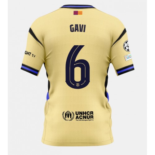 Barcelona Paez Gavi #6 Venkovní Dres 2025-26 Krátkým Rukávem Barcelona Paez Gavi #6 Venkovní Dres 2025-26 Krátkým Rukávem