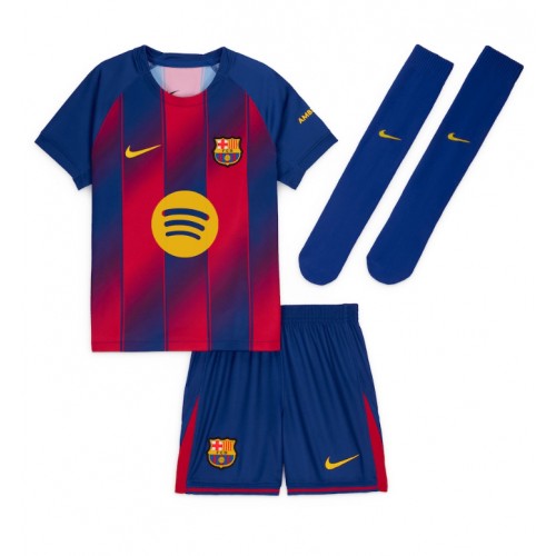 Barcelona Pau Cubarsi #5 Domácí dres komplet pro Děti 2025-26 Krátkým Rukávem (+ Krátké kalhoty) Barcelona Pau Cubarsi #5 Domácí dres komplet pro Děti 2025-26 Krátkým Rukávem (+ Krátké kalhoty)