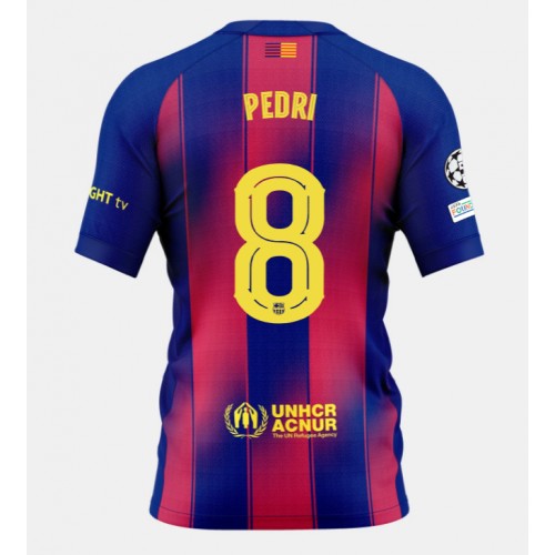Barcelona Pedri Gonzalez #8 Domácí Dres 2025-26 Krátkým Rukávem Barcelona Pedri Gonzalez #8 Domácí Dres 2025-26 Krátkým Rukávem