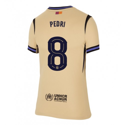 Barcelona Pedri Gonzalez #8 Venkovní Dres pro Dámy 2025-26 Krátkým Rukávem Barcelona Pedri Gonzalez #8 Venkovní Dres pro Dámy 2025-26 Krátkým Rukávem