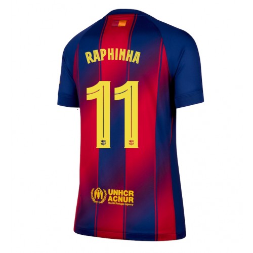 Barcelona Raphinha Belloli #11 Domácí Dres pro Dámy 2025-26 Krátkým Rukávem Barcelona Raphinha Belloli #11 Domácí Dres pro Dámy 2025-26 Krátkým Rukávem