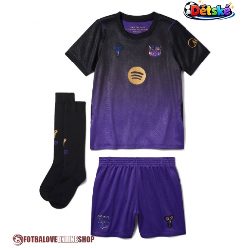 Barcelona Rodri Hernandez #16 Venkovní dres komplet pro Děti 2026-27 Krátkým Rukávem (+ Krátké kalhoty)