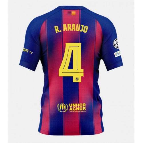 Barcelona Ronald Araujo #4 Domácí Dres 2025-26 Krátkým Rukávem Barcelona Ronald Araujo #4 Domácí Dres 2025-26 Krátkým Rukávem