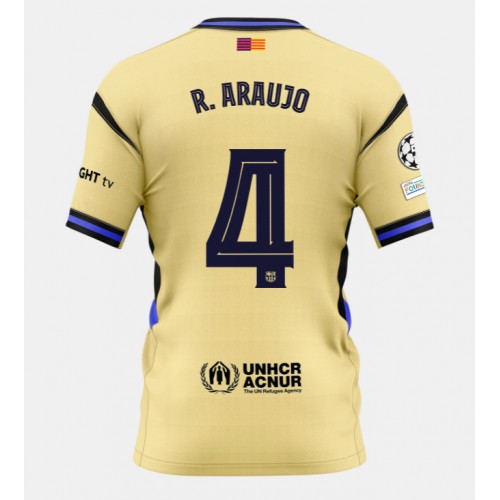 Barcelona Ronald Araujo #4 Venkovní Dres 2025-26 Krátkým Rukávem Barcelona Ronald Araujo #4 Venkovní Dres 2025-26 Krátkým Rukávem