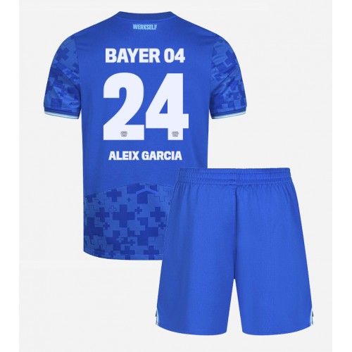 Bayer Leverkusen Aleix Garcia #24 Alternativní dres komplet pro Děti 2025-26 Krátkým Rukávem (+ Krátké kalhoty) Bayer Leverkusen Aleix Garcia #24 Alternativní dres komplet pro Děti 2025-26 Krátkým Rukávem (+ Krátké kalhoty)