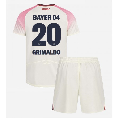 Bayer Leverkusen Alejandro Grimaldo #20 Venkovní dres komplet pro Děti 2025-26 Krátkým Rukávem (+ Krátké kalhoty) Bayer Leverkusen Alejandro Grimaldo #20 Venkovní dres komplet pro Děti 2025-26 Krátkým Rukávem (+ Krátké kalhoty)