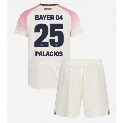 Bayer Leverkusen Exequiel Palacios #25 Venkovní dres komplet pro Děti 2025-26 Krátkým Rukávem (+ Krátké kalhoty) Bayer Leverkusen Exequiel Palacios #25 Venkovní dres komplet pro Děti 2025-26 Krátkým Rukávem (+ Krátké kalhoty)